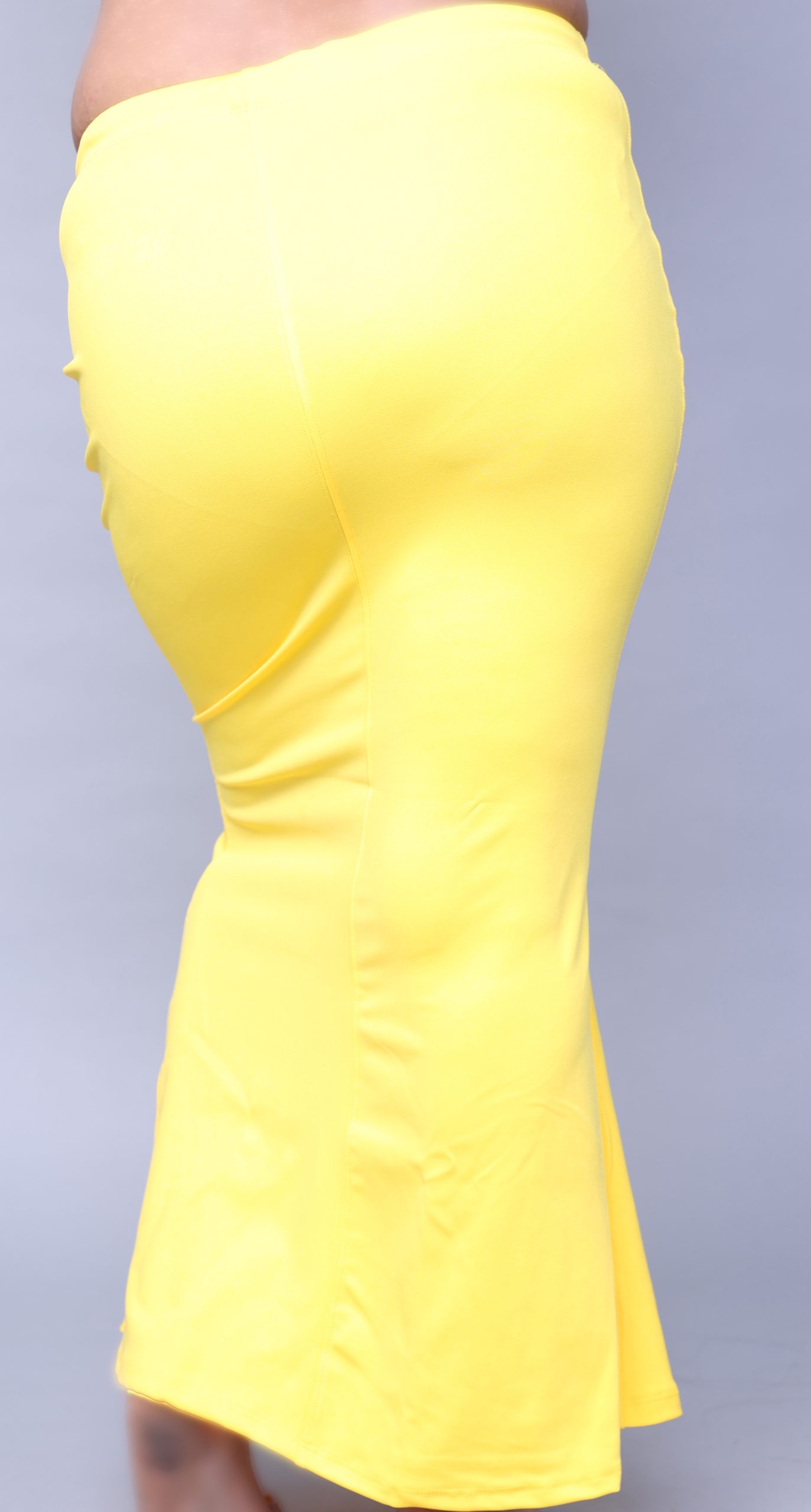 Women's Saree Shapewear Petticoat (Golden Yellow) Luxusintim