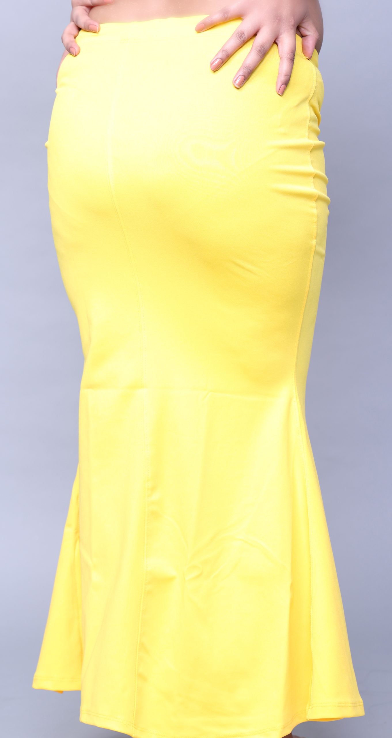 Women's Saree Shapewear Petticoat (Golden Yellow) Luxusintim